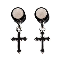 Cross Dangle Fake Plugs – 18 Gauge