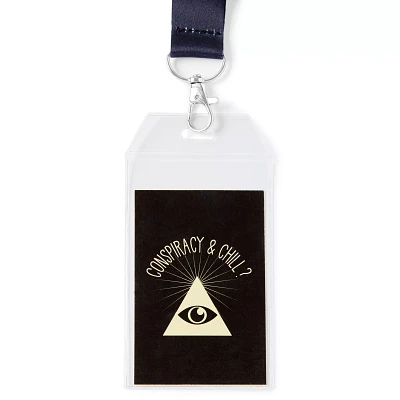 Conspiracy and Chill Lanyard