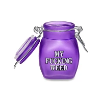 Purple My Leaf Stash Jar – 3.5 oz.