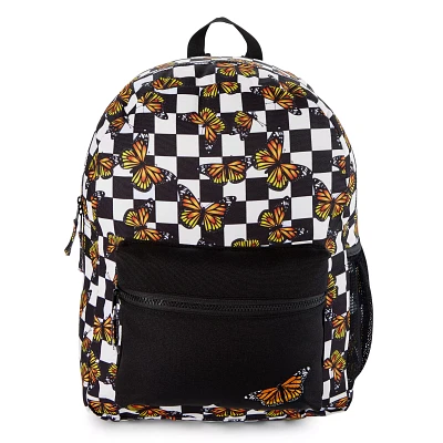 Checkered Butterfly Backpack