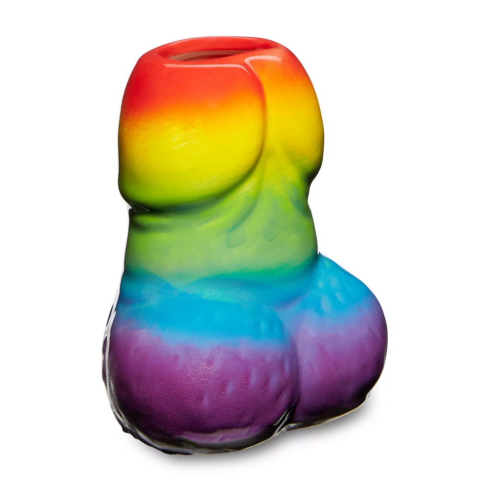 Rainbow Penis Shot Glass - 1.4 oz.