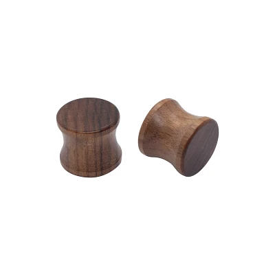 Wood Double Flare Plugs