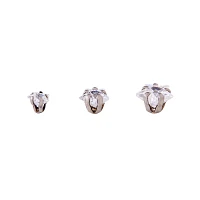 Multi-Pack CZ Titanium Stud Earrings – 3 Pair