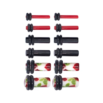 Multi-Pack Red and Black Plug Set – 14 Gauge – 4 Gauge