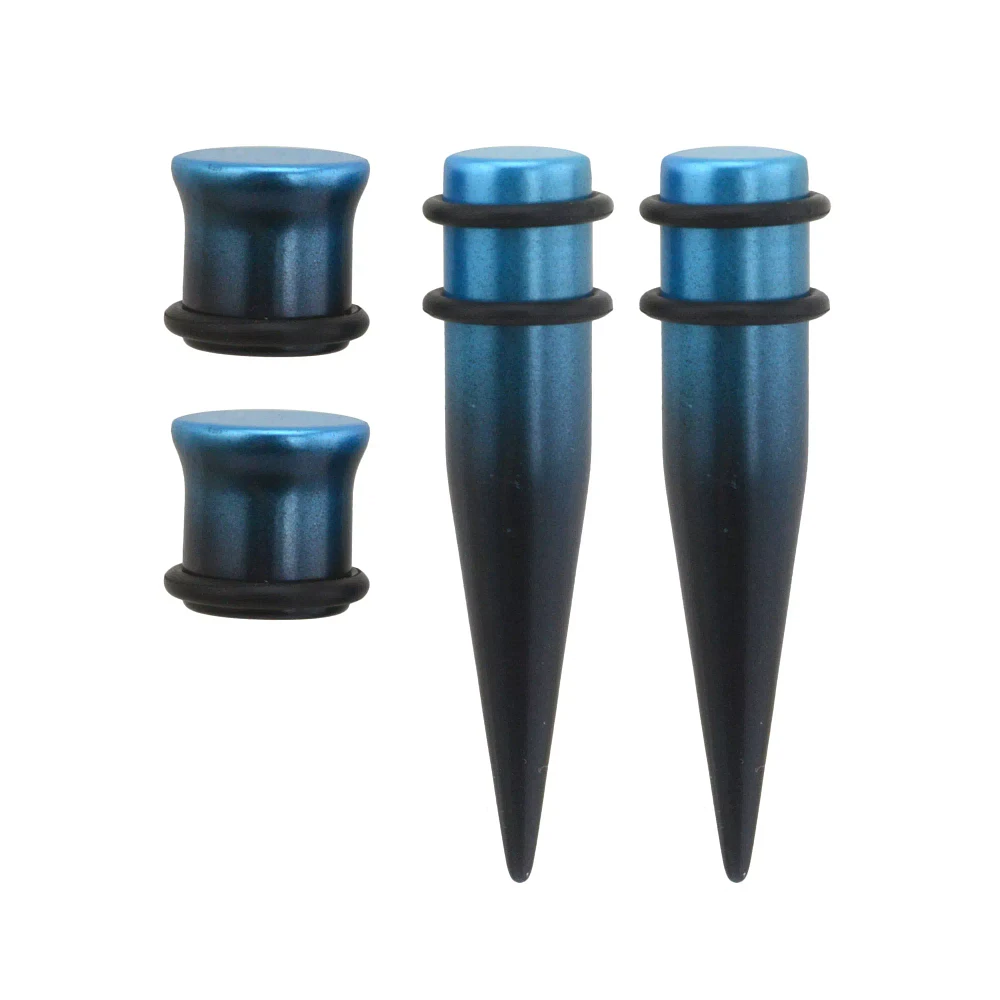 Multi-Pack Blue and Black Tapers and Plugs – 2 Pair