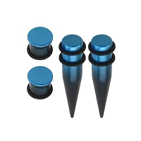 Multi-Pack Blue and Black Tapers and Plugs – 2 Pair