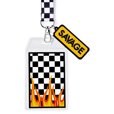 Checkered Savage Lanyard