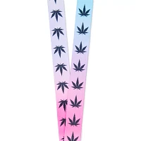 Ombre Weed Leaf Lanyard
