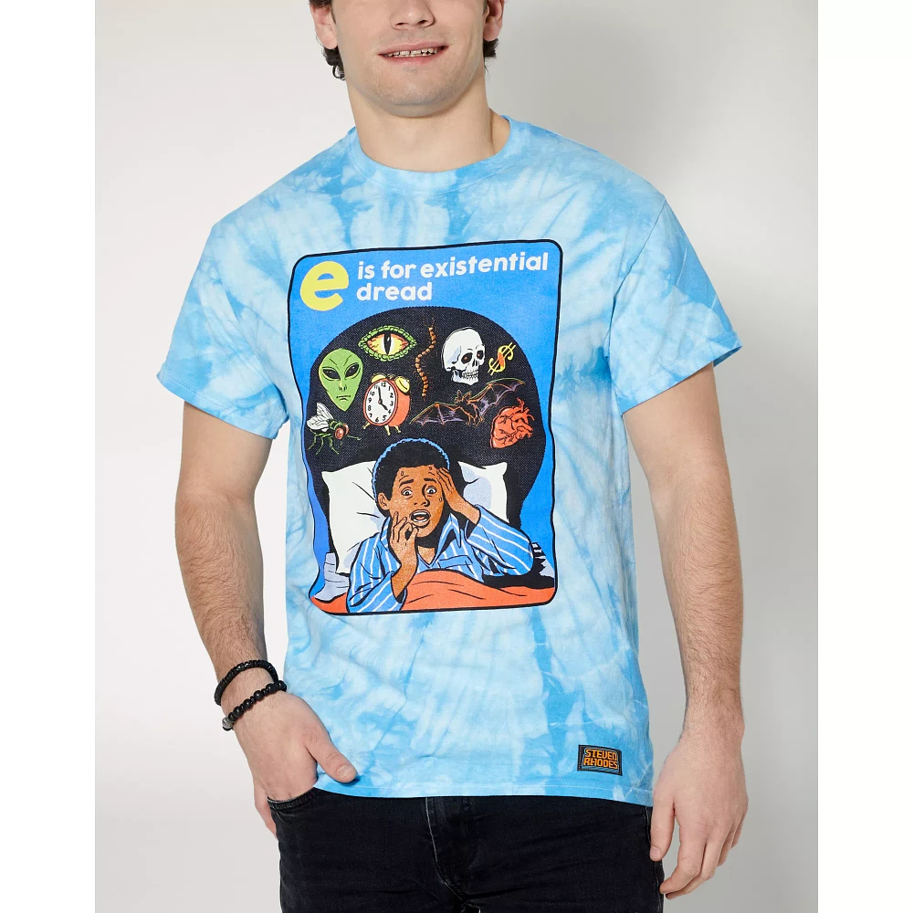 E is for Existential Dread T Shirt - Steven Rhodes