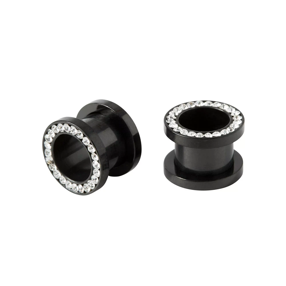 CZ Black Titanium Tunnels