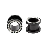 CZ Black Titanium Tunnels