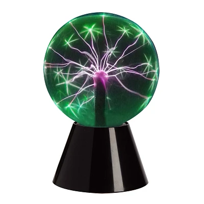 Sound Activated Green Plasma Ball - 8 Inch