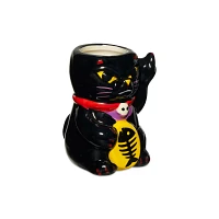 Black Cat Molded Shot Glass - 2 oz.