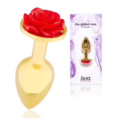 The Gilded Rose Butt Plug 3 Inch - Hott Love
