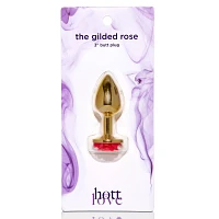 The Gilded Rose Butt Plug 3 Inch - Hott Love