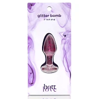 Glitter Bomb Butt Plug 3 Inch - Hott Love