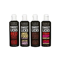 Warming Cupcake Flavored Glide 4 Pack 1 oz. - Sweet Licks