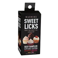 Warming Cupcake Flavored Glide 4 Pack 1 oz. - Sweet Licks