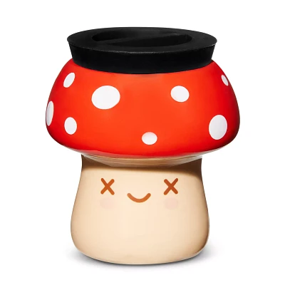 Red Smiling Mushroom Stash Jar - 3 oz.