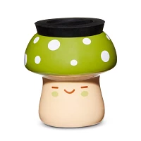 Green Smiling Mushroom Stash Jar - 3 oz.