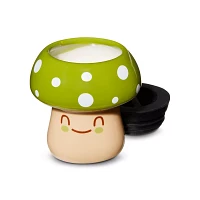 Green Smiling Mushroom Stash Jar - 3 oz.