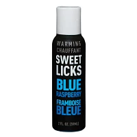 Warming Blue Raspberry Flavored Glide 2 oz. - Sweet Licks