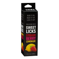 Warming Strawberry Lemonade Flavored Glide 2 oz. - Sweet Licks