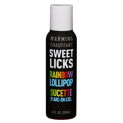 Warming Rainbow Lollipop Flavored Glide 2 oz. - Sweet Licks