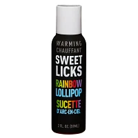 Warming Rainbow Lollipop Flavored Glide 2 oz. - Sweet Licks