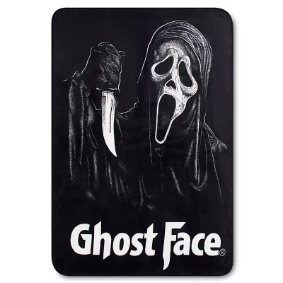 Ghost Face Knife Fleece Blanket