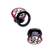 Goku Kanji Double Flare Plugs - Dragon Ball Z