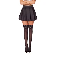 Black Bow Thigh High Stockings