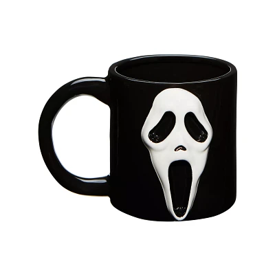 Ghost Face Molded Coffee Mug - 16 oz.