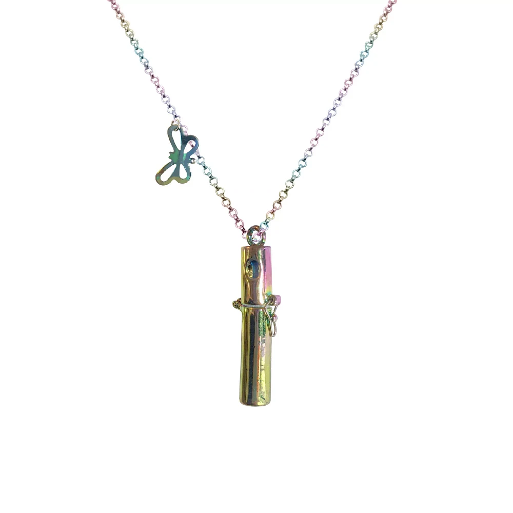 Butterfly Lavender Oil Diffuser Chain Necklace