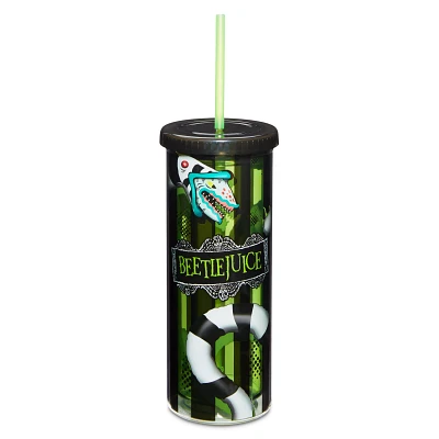 Sandworm Beetlejuice Cup with Straw - 20 oz.