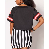 Devils Crop Top Jersey T Shirt