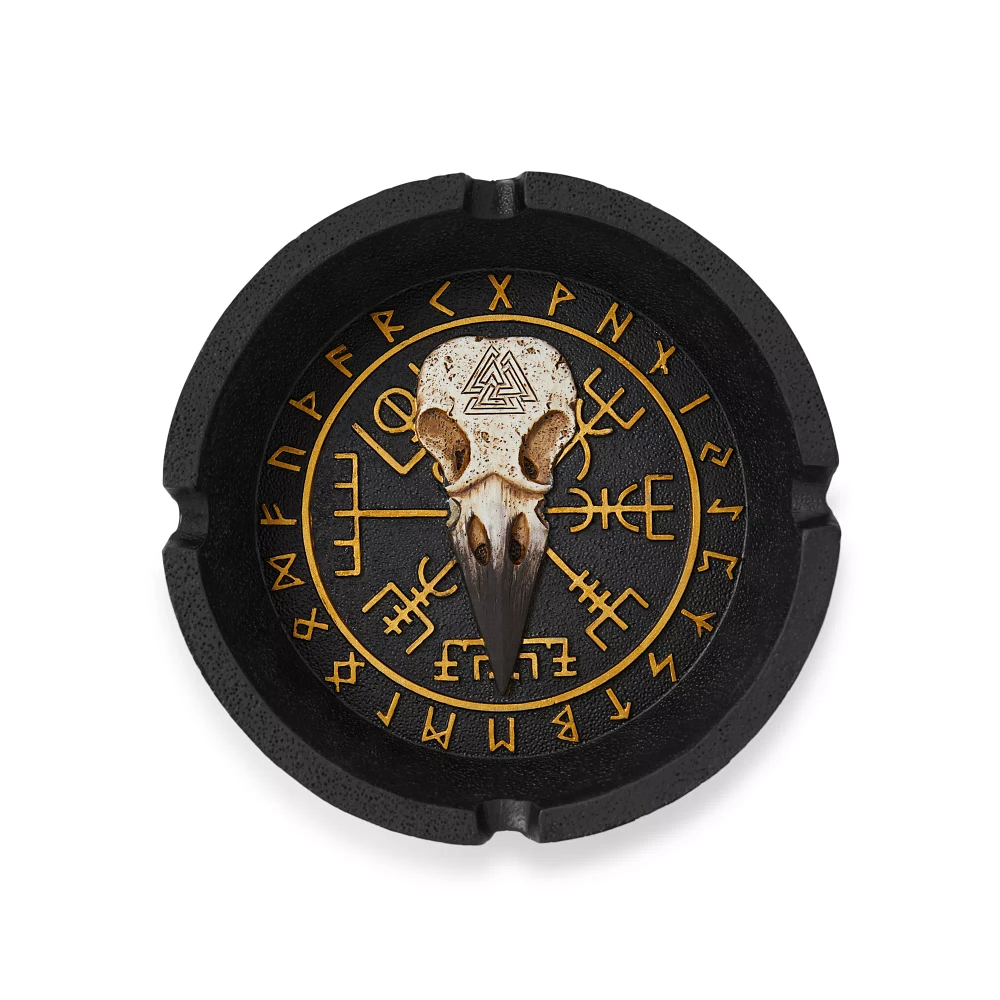 Raven Skull Ashtray