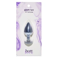 Glam Luv Metal Butt Plug 3.3 Inch - Hott Love
