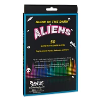 Glow in the Dark Aliens - 50 Pack