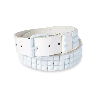 White Studded Belt