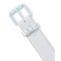 White Studded Belt