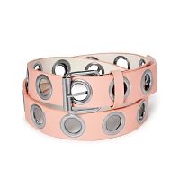 Pink Large Eyelet Belt