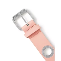 Pink Large Eyelet Belt