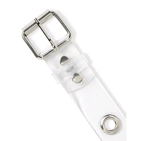 Clear Large Eyelet Belt