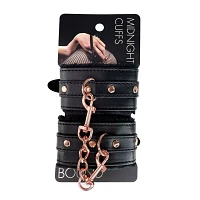 Midnight Fur Handcuffs - Pleasure Bound