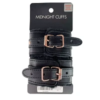 Midnight Fur Handcuffs - Pleasure Bound
