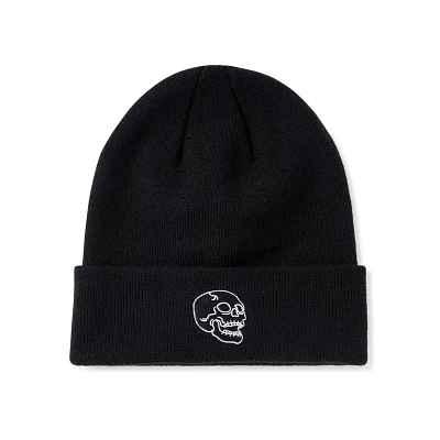 Skull Icon Cuff Beanie Hat