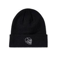 Skull Icon Cuff Beanie Hat