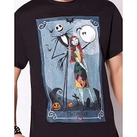 The Lovers Tarot T Shirt - Nightmare Before Christmas