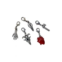 Heart Ax Hand Charm Choker Necklace